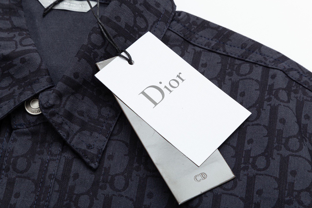 迪奥/Dior 夏季新品 满印老花字母短袖衬衫