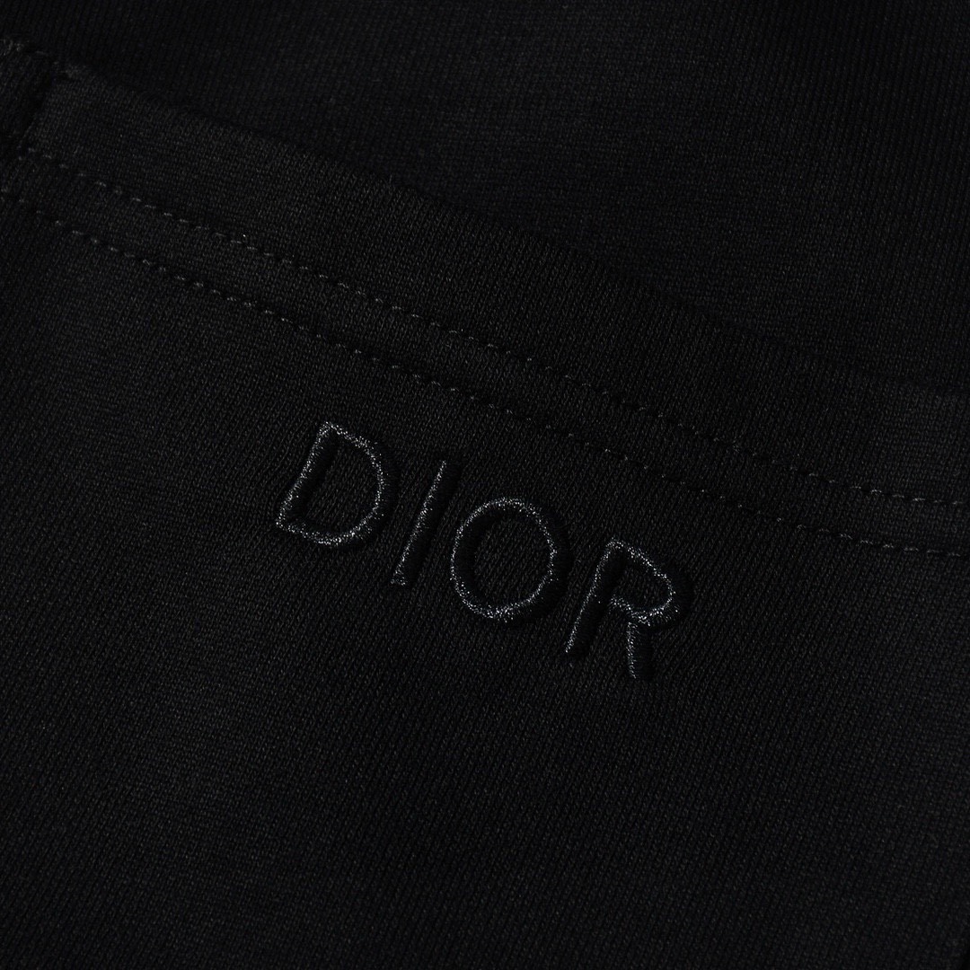 迪奥/Dior 夏季新品 绣花小恐龙休闲短裤