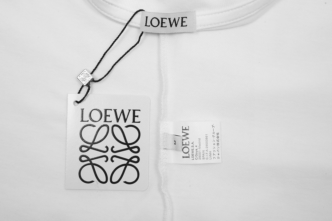 罗意威/Loewe 夏季新品 龙年限定卡通龙头刺绣圆领短袖T恤