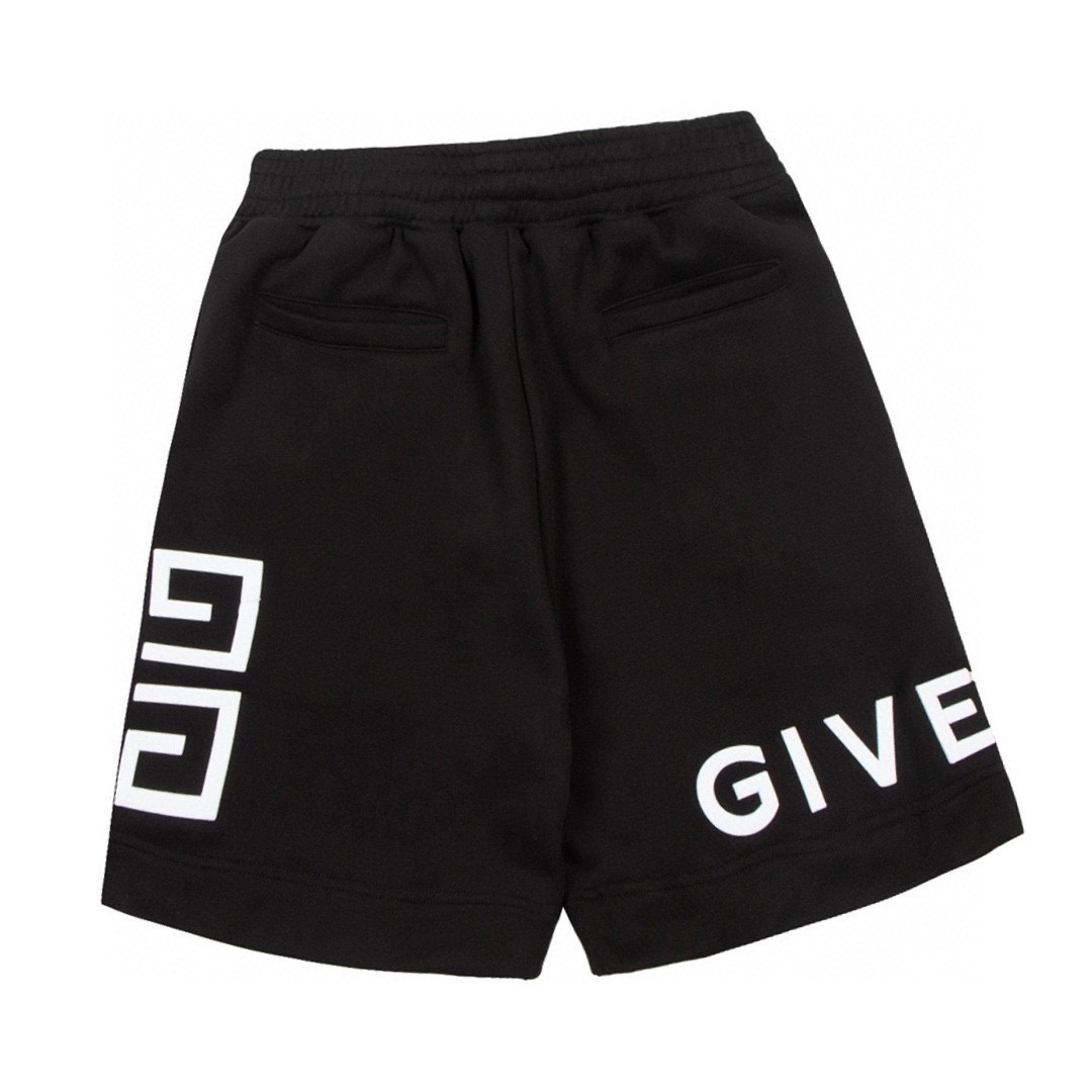 纪梵希/Givenchy 夏季新款字母logo刺绣休闲短裤五分裤