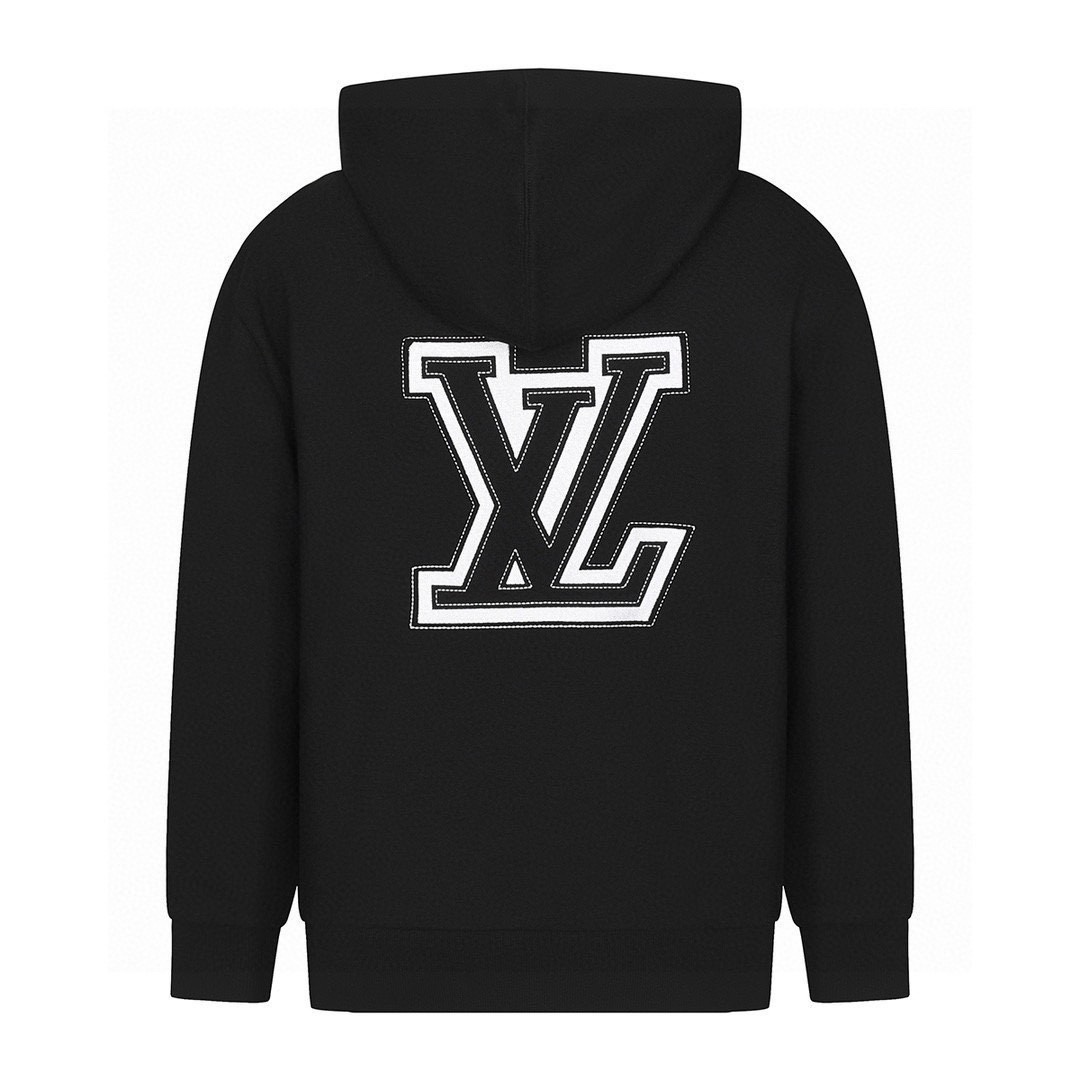 路易威登/Louis Vuitton 秋冬新品 经典字母重工刺绣开衫拉链外套
