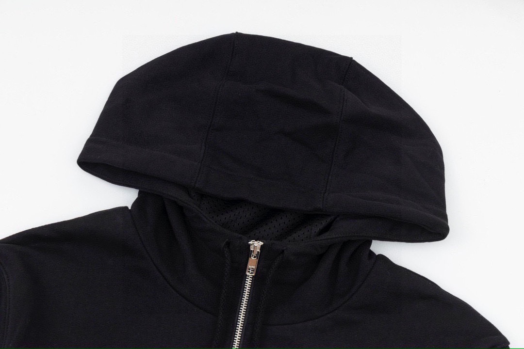 古驰/Gucci 秋冬新款口袋饰红绿条纹织带连帽外套
