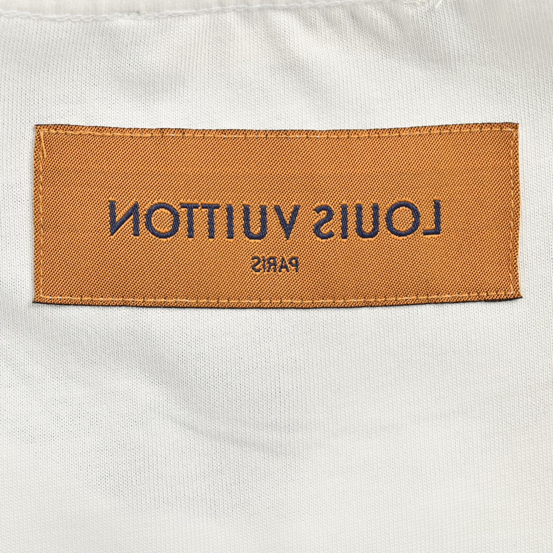路易威登/Louis Vuitton 夏季新款 蜡笔彩绘涂鸦圆领短袖T恤