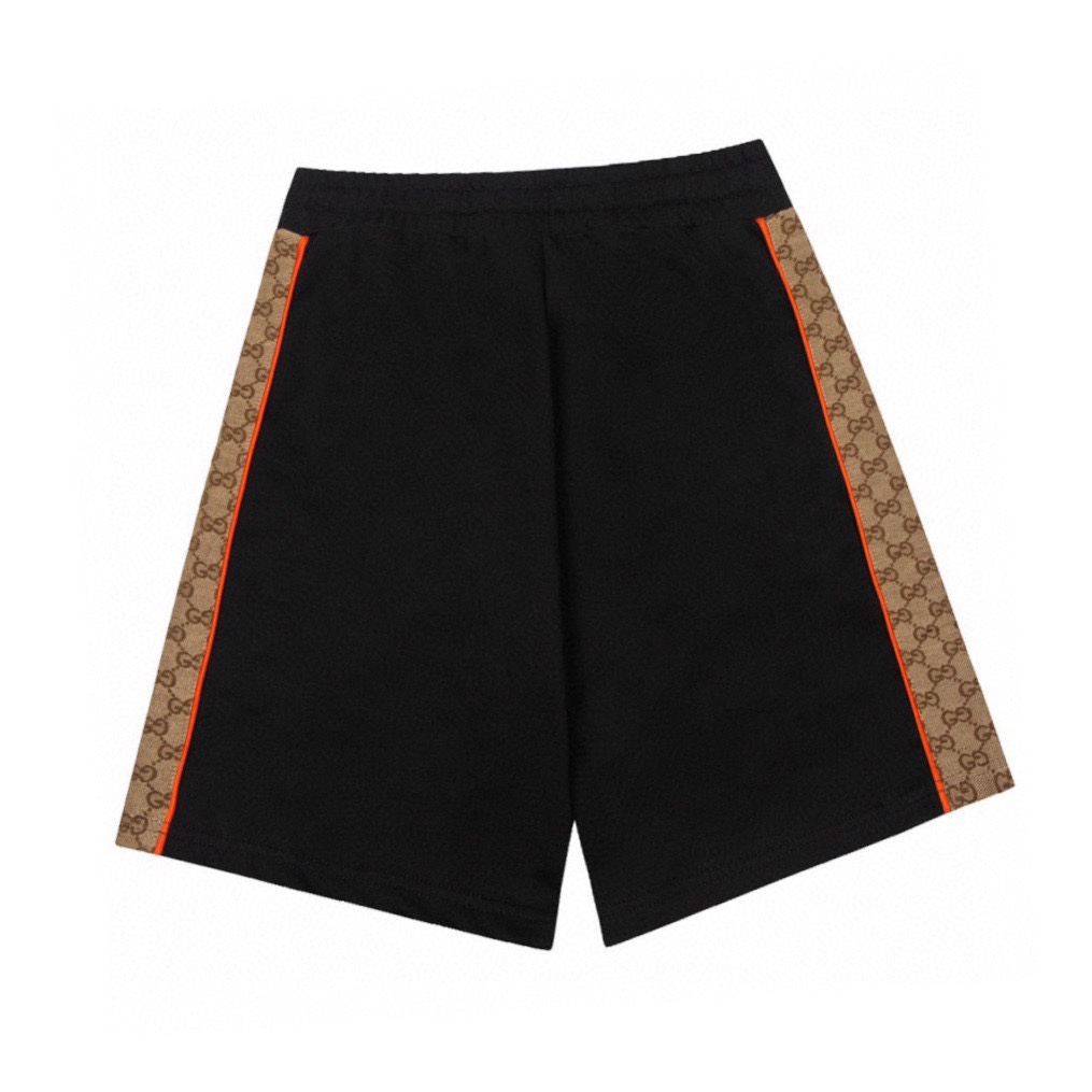 古驰/Gucci 夏季新款 侧面织带拼接休闲短裤