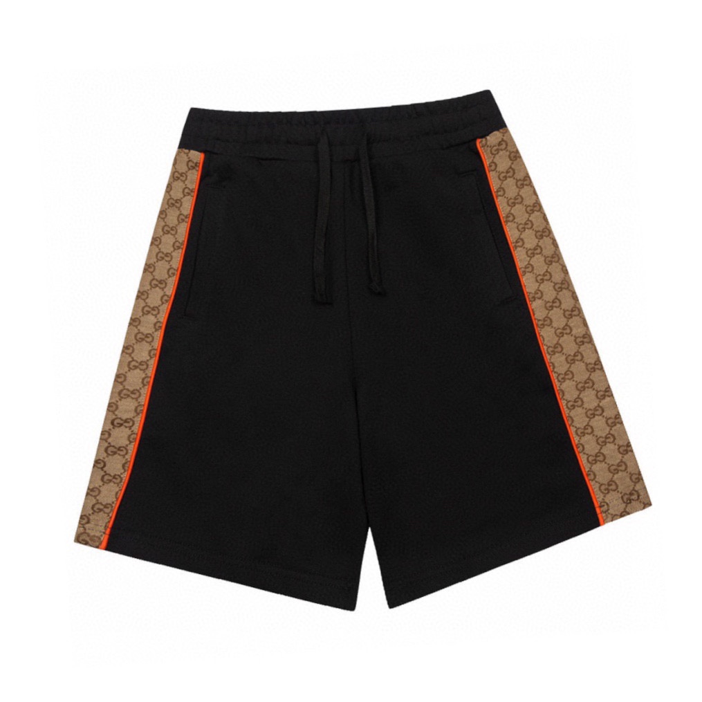古驰/Gucci 夏季新款 侧面织带拼接休闲短裤