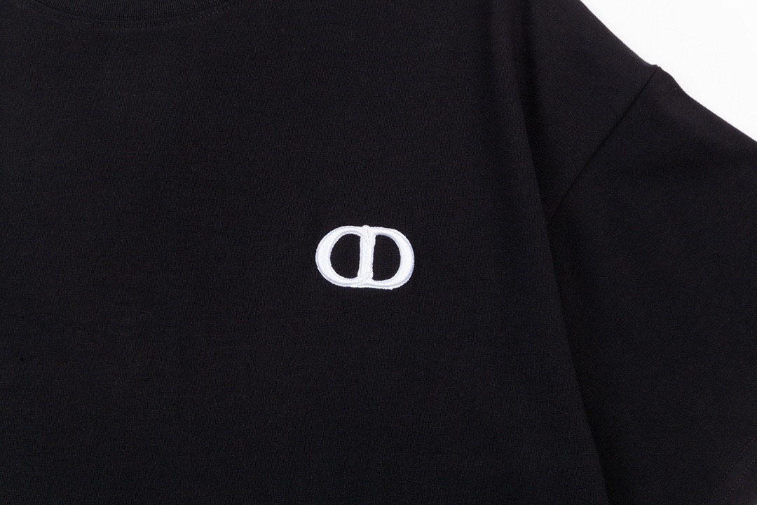 迪奥/Dior 夏季新款高端品质 经典CD字母刺绣圆领短袖T恤