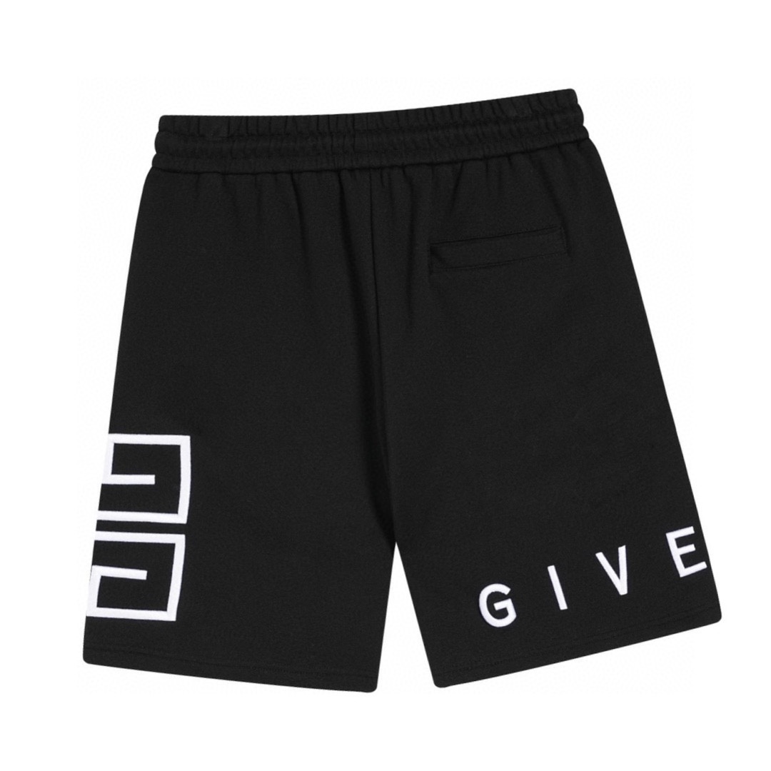 纪梵希/Givenchy 夏季新款字母logo刺绣休闲短裤五分裤