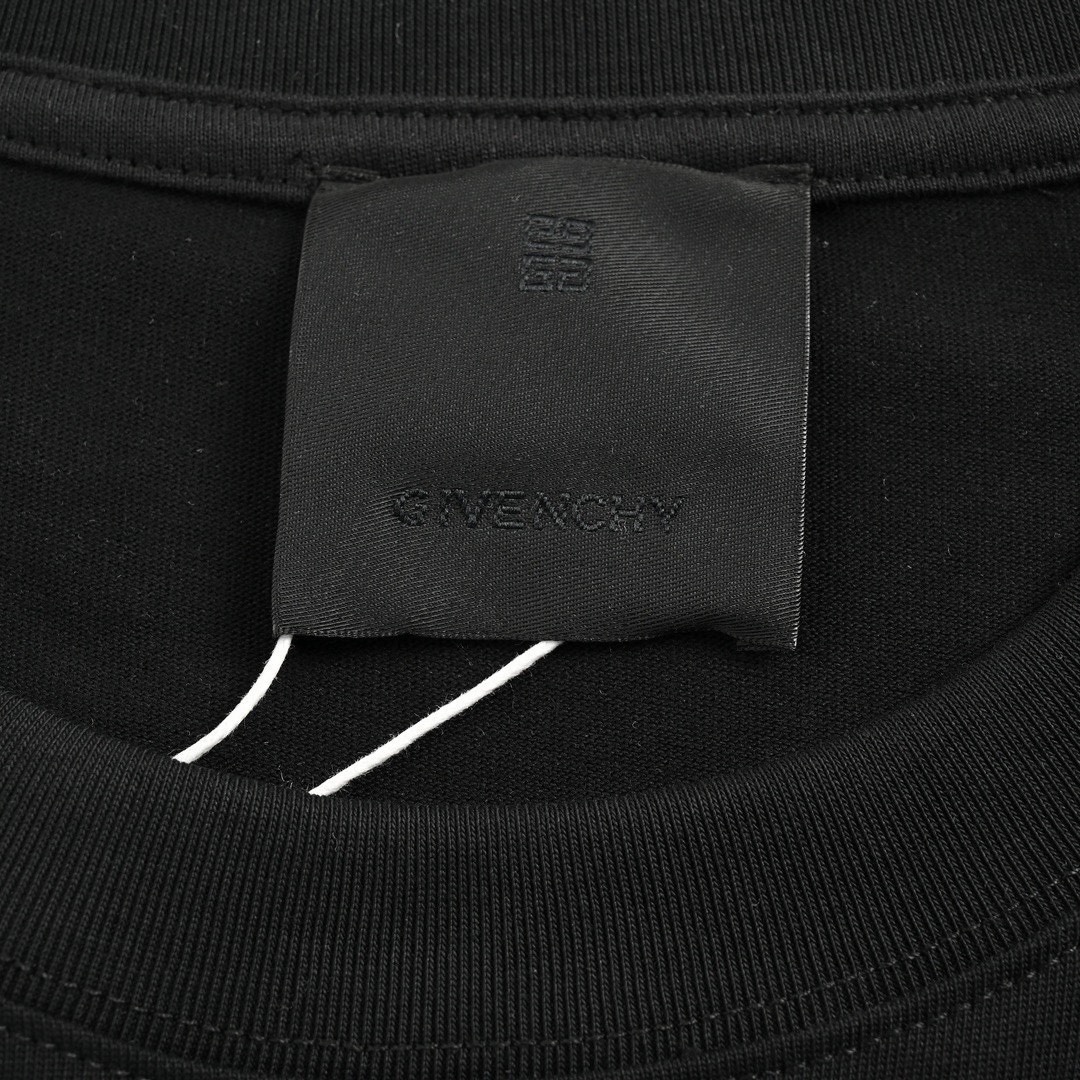 纪梵希/Givenchy 夏季新款 经典字母毛巾绣圆领短袖T恤