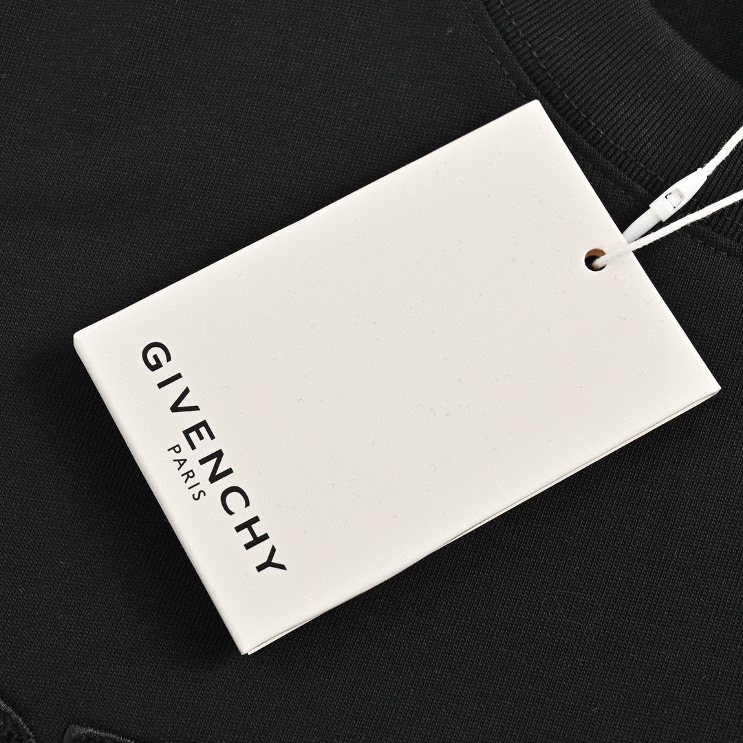 纪梵希/Givenchy 夏季新款 经典字母毛巾绣圆领短袖T恤