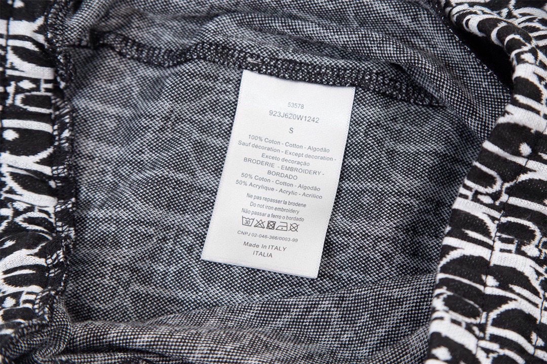 迪奥/Dior 夏季新款 满身老花拼接织带休闲短裤