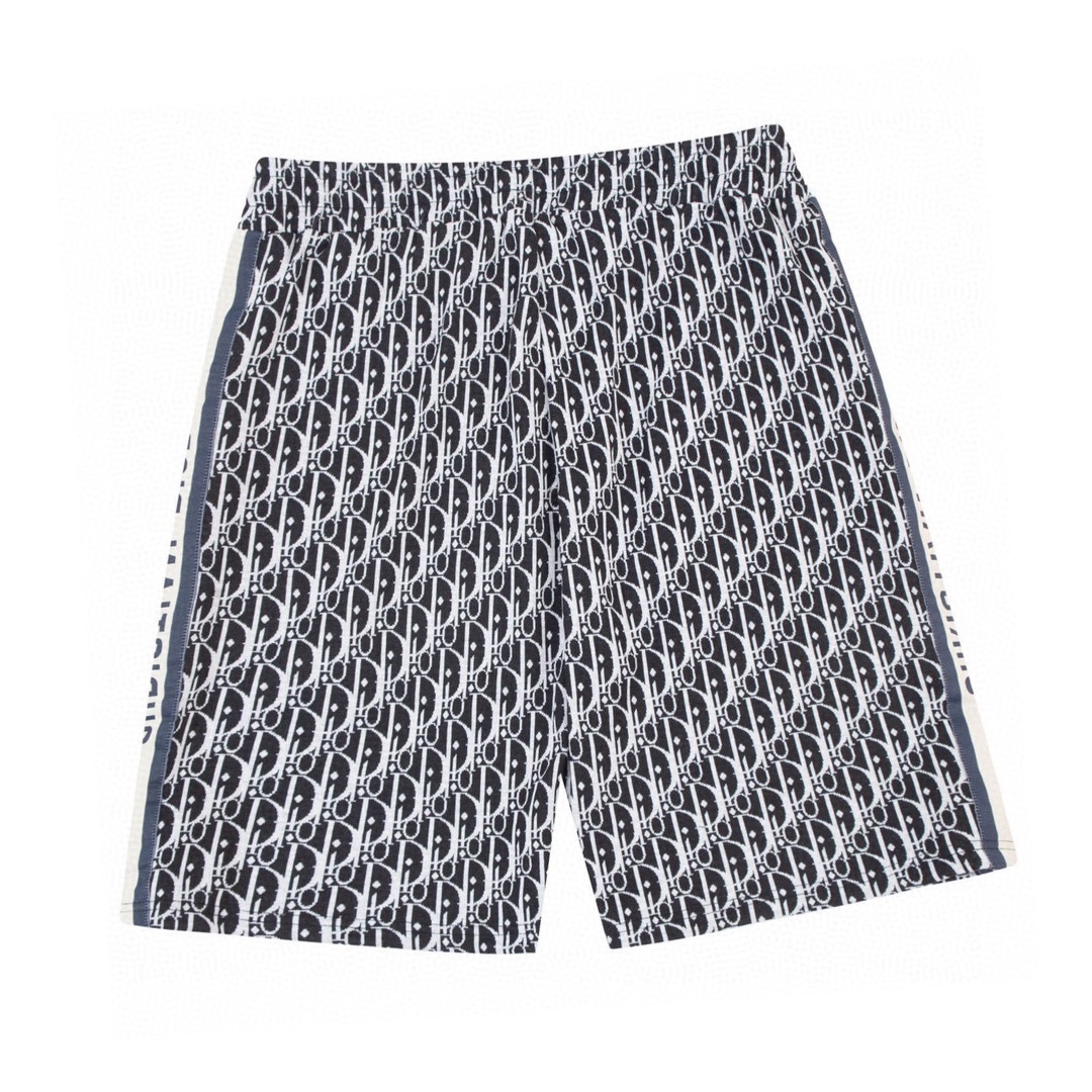 迪奥/Dior 夏季新款 满身老花拼接织带休闲短裤