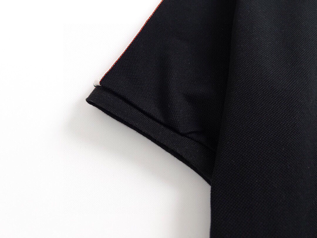 古驰/Gucci 夏季新款 肩膀红绿字母织带polo衫翻领短袖T恤