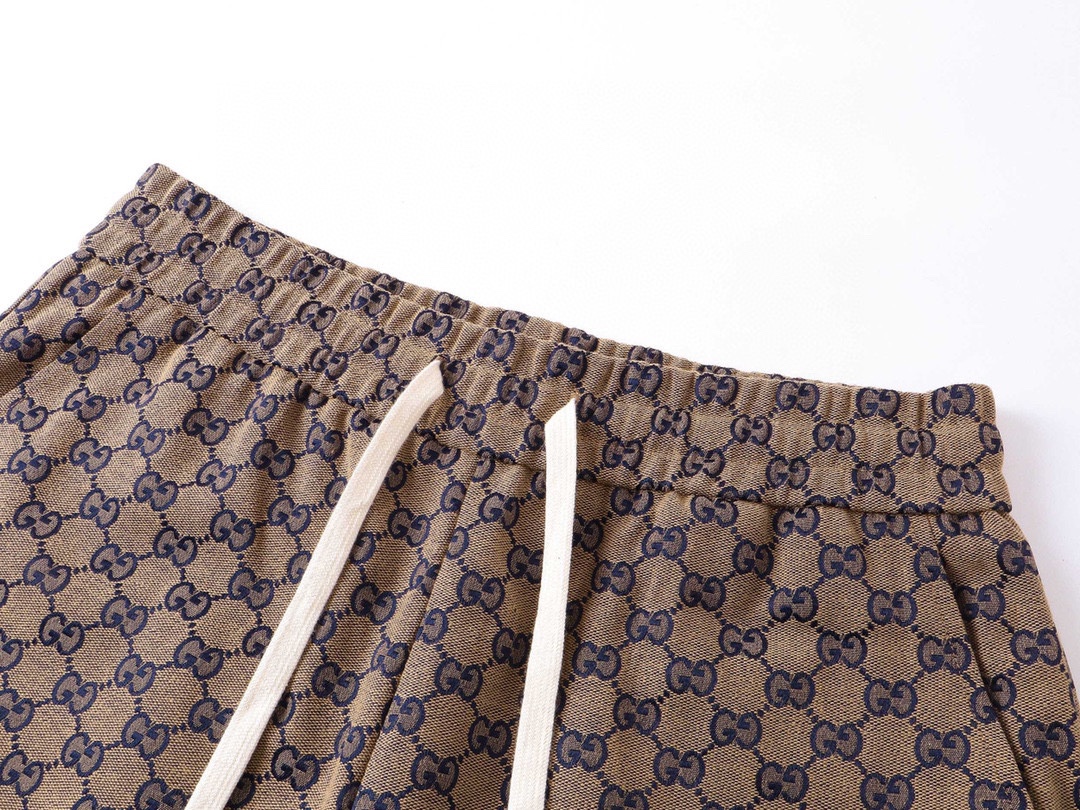 古驰/Gucci 夏季新款 满身老花提花休闲短裤