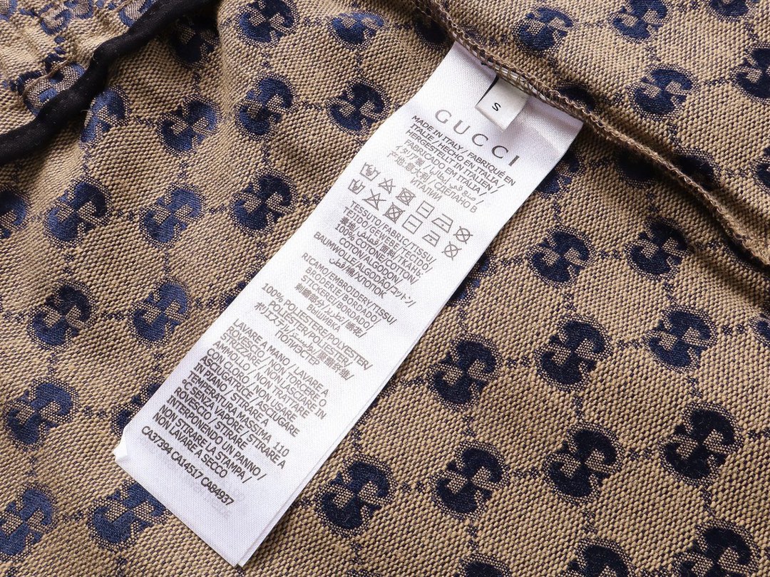 古驰/Gucci 夏季新款 满身老花提花休闲短裤