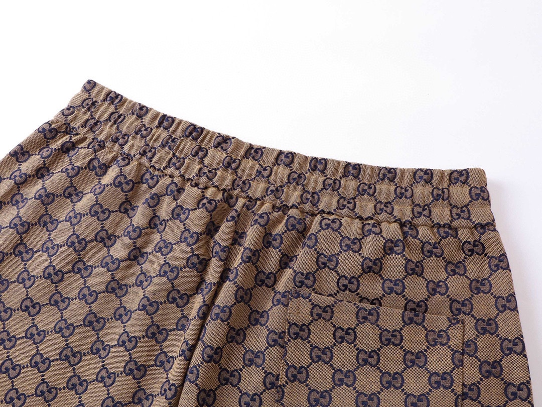 古驰/Gucci 夏季新款 满身老花提花休闲短裤