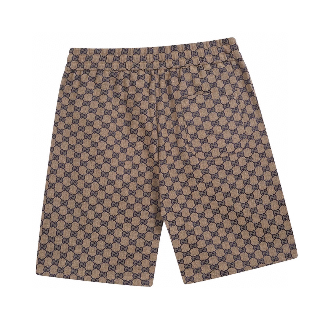 古驰/Gucci 夏季新款 满身老花提花休闲短裤