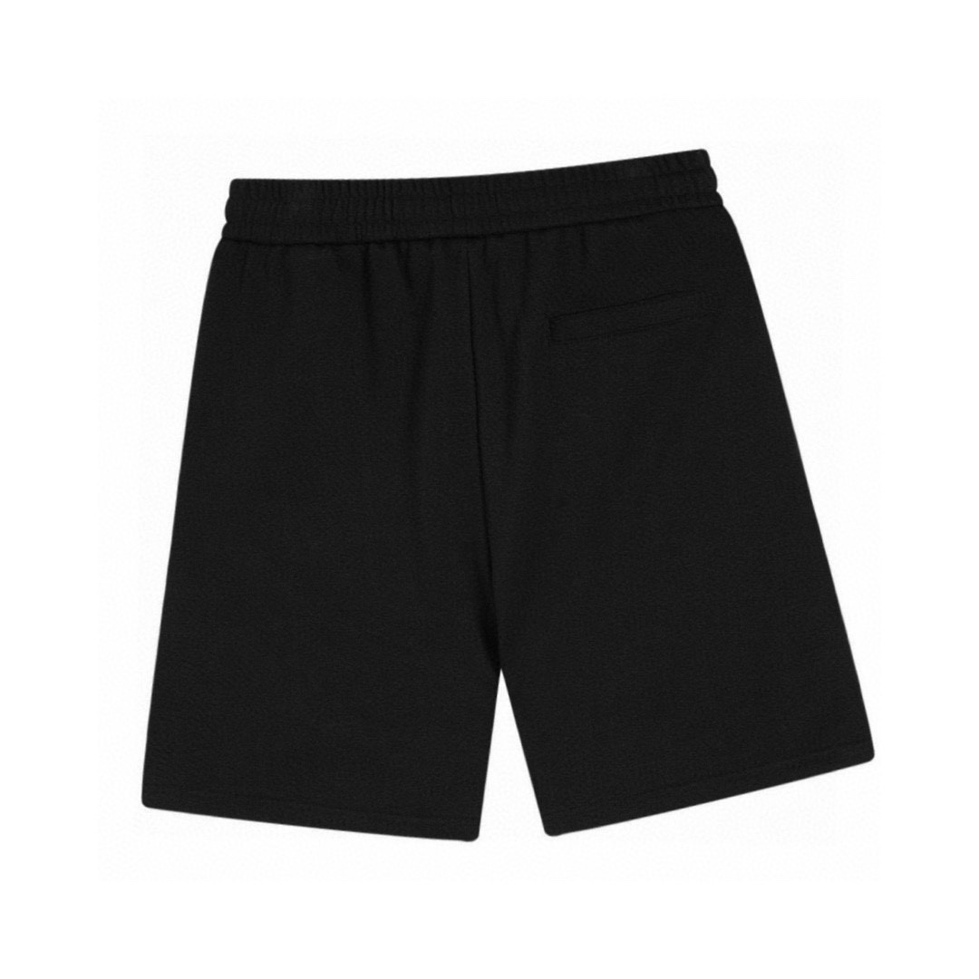 巴宝莉/Burberry 夏季新款 经典字母刺绣休闲短裤 黑色