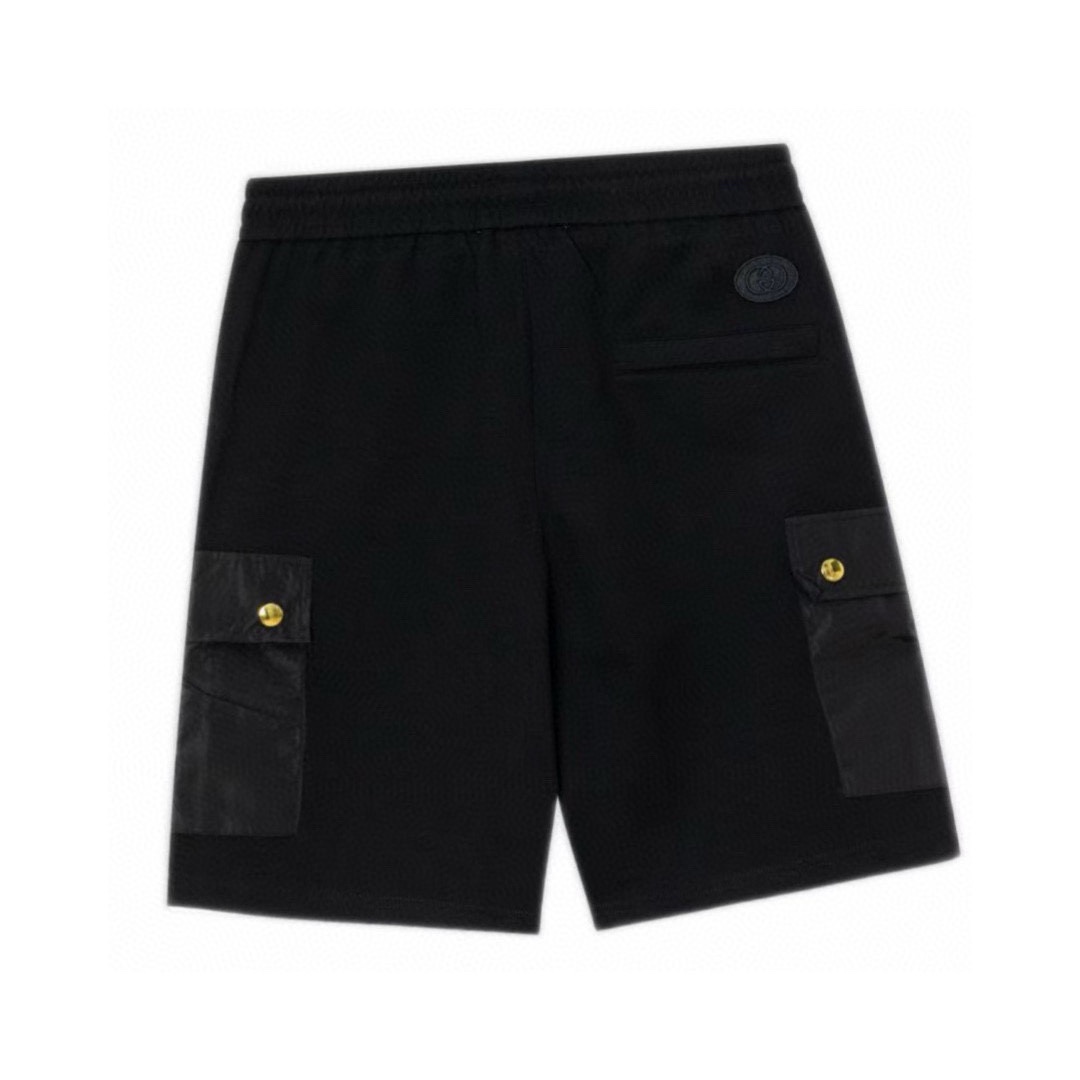 古驰/Gucci 夏季新款 两侧口袋红绿织带拼接休闲短裤-Chinese UA Cheap High Quatity Brand Clothes Bags handbags Sneakers wholesale wholesaler seller from China Factory suppliers Fashion Clothing Shoes best Quality Beautiful Price 古驰/Gucci 夏季新款 两侧口袋红绿织带拼接休闲短裤