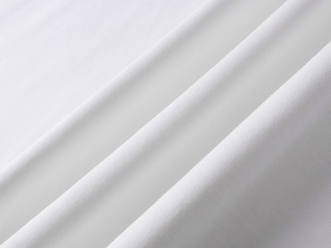 巴黎世家/Balenciaga 夏季新款 爱心手抄刺绣圆领短袖T恤