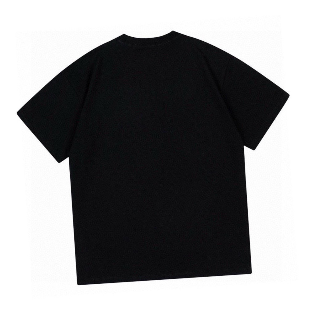 普拉达/Prada 夏季新款 经典红色胶条圆领短袖T恤 黑色/白色