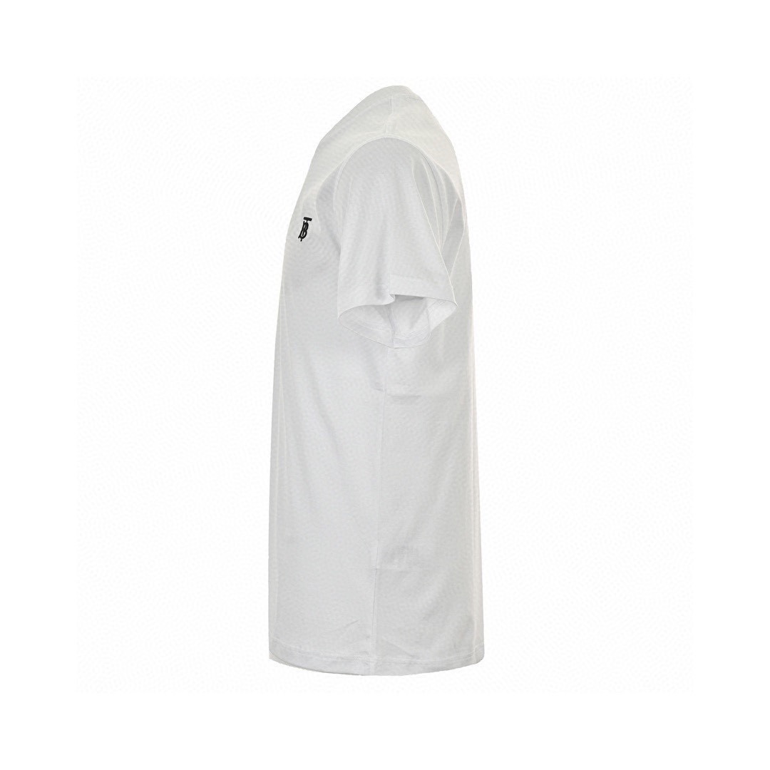 巴宝莉/Burberry 夏季新款 经典小TB刺绣圆领短袖T恤 黑色/白色-Chinese UA Cheap High Quatity Brand Clothes Bags handbags Sneakers wholesale wholesaler seller from China Factory suppliers Fashion Clothing Shoes best Quality Beautiful Price 巴宝莉/Burberry 夏季新款 经典小TB刺绣圆领短袖T恤 黑色/白色