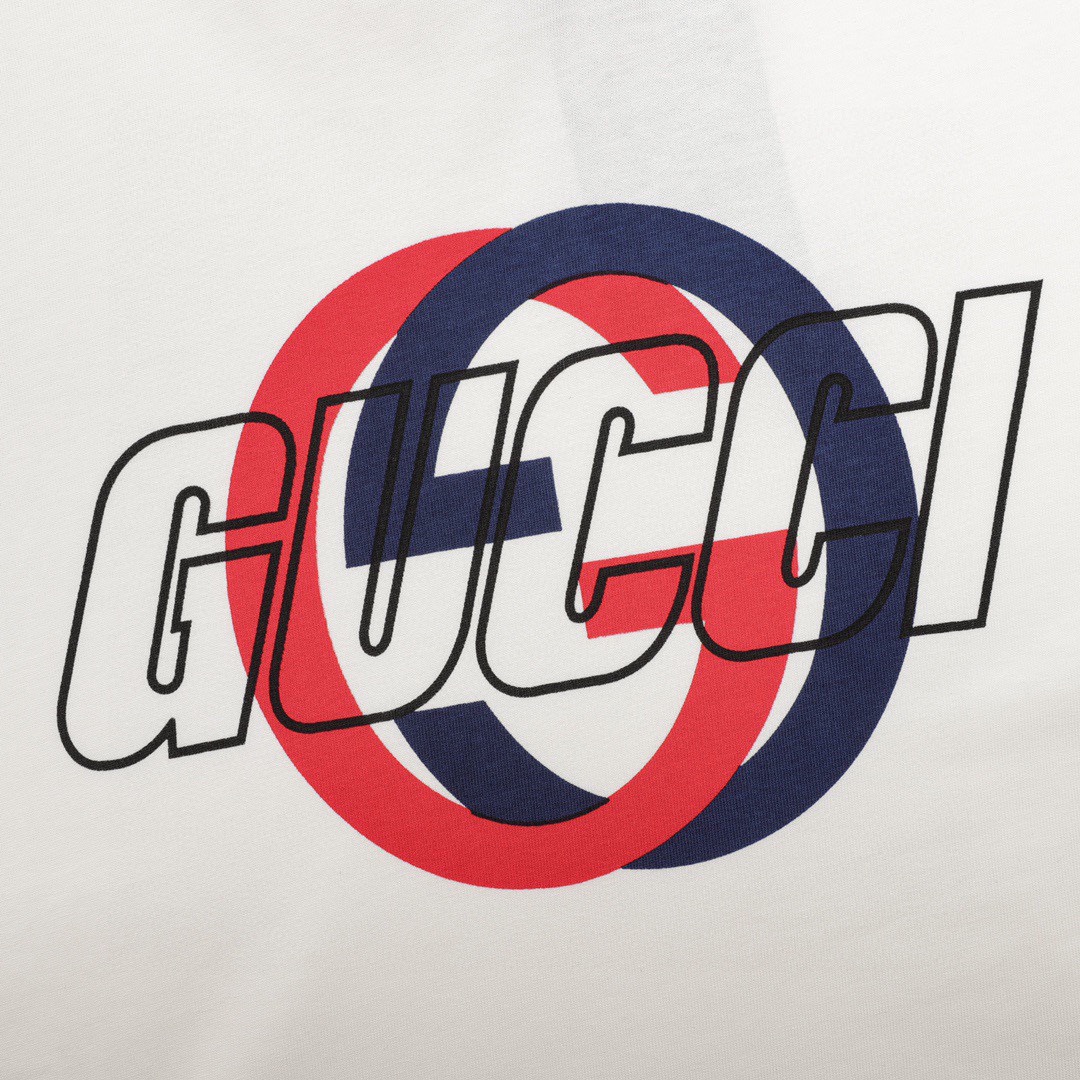 古驰/Gucci 夏季新款 红蓝双G字母印花圆领短袖T恤 白色-Chinese UA Cheap High Quatity Brand Clothes Bags handbags Sneakers wholesale wholesaler seller from China Factory suppliers Fashion Clothing Shoes best Quality Beautiful Price 古驰/Gucci 夏季新款 红蓝双G字母印花圆领短袖T恤 白色