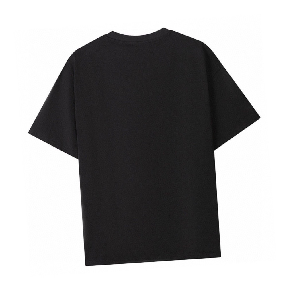 罗意威/Loewe 夏季新款 胸前刺绣徽标圆领短袖T恤 黑色-Chinese UA Cheap High Quatity Brand Clothes Bags handbags Sneakers wholesale wholesaler seller from China Factory suppliers Fashion Clothing Shoes best Quality Beautiful Price 罗意威/Loewe 夏季新款 胸前刺绣徽标圆领短袖T恤 黑色