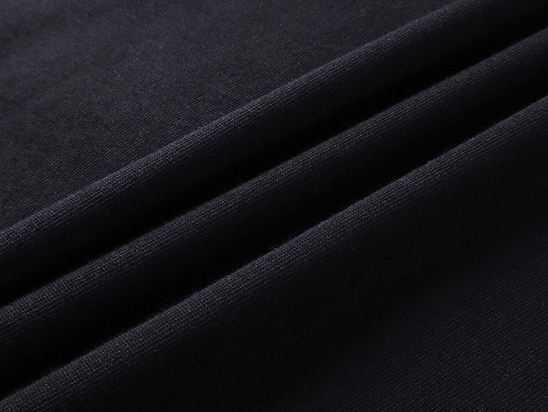 古驰/Gucci 夏季新品 蛇年限定烫钻刺绣字母圆领短袖T恤 黑色/白色