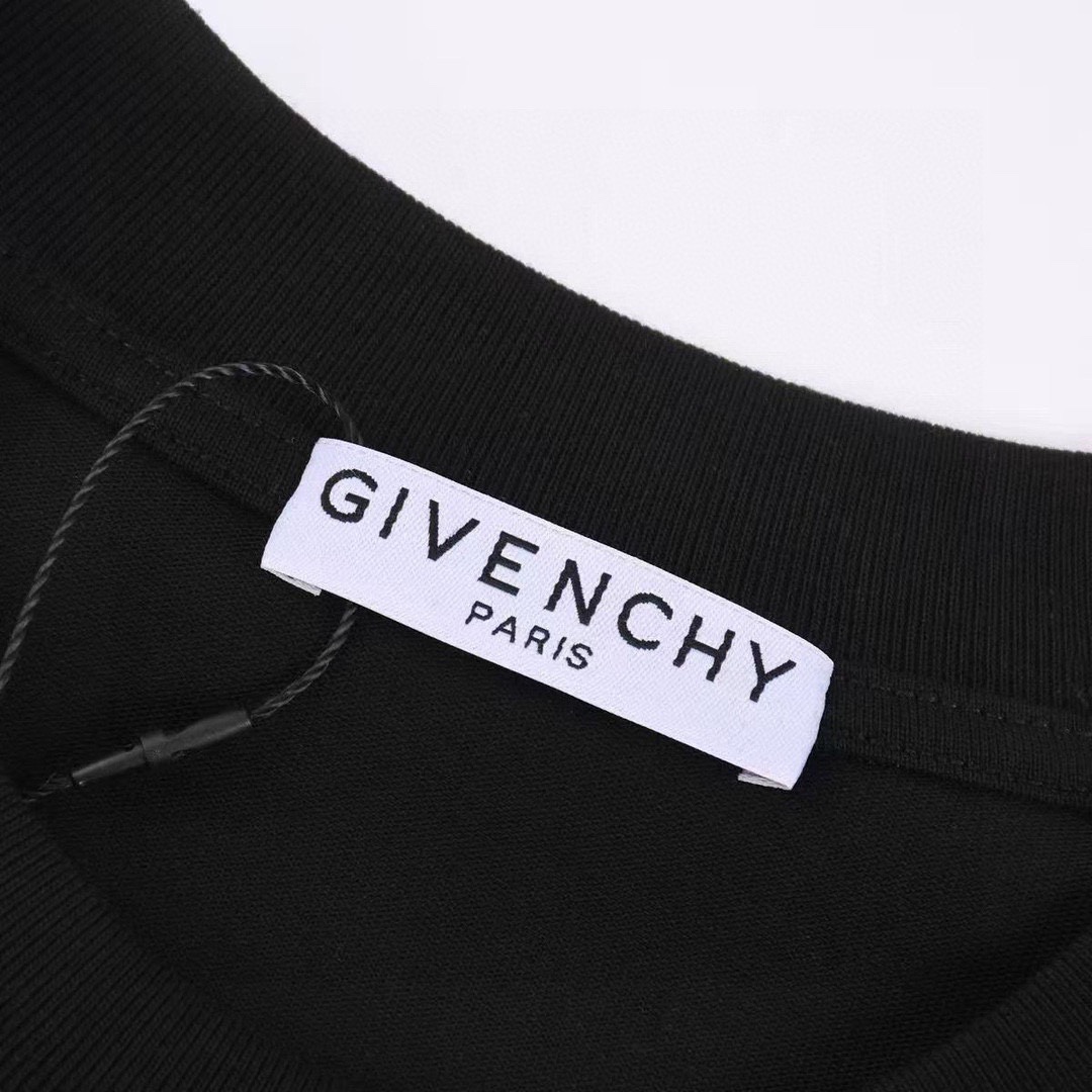 纪梵希/Givenchy 夏季新款 网布刺绣字母圆领短袖T恤