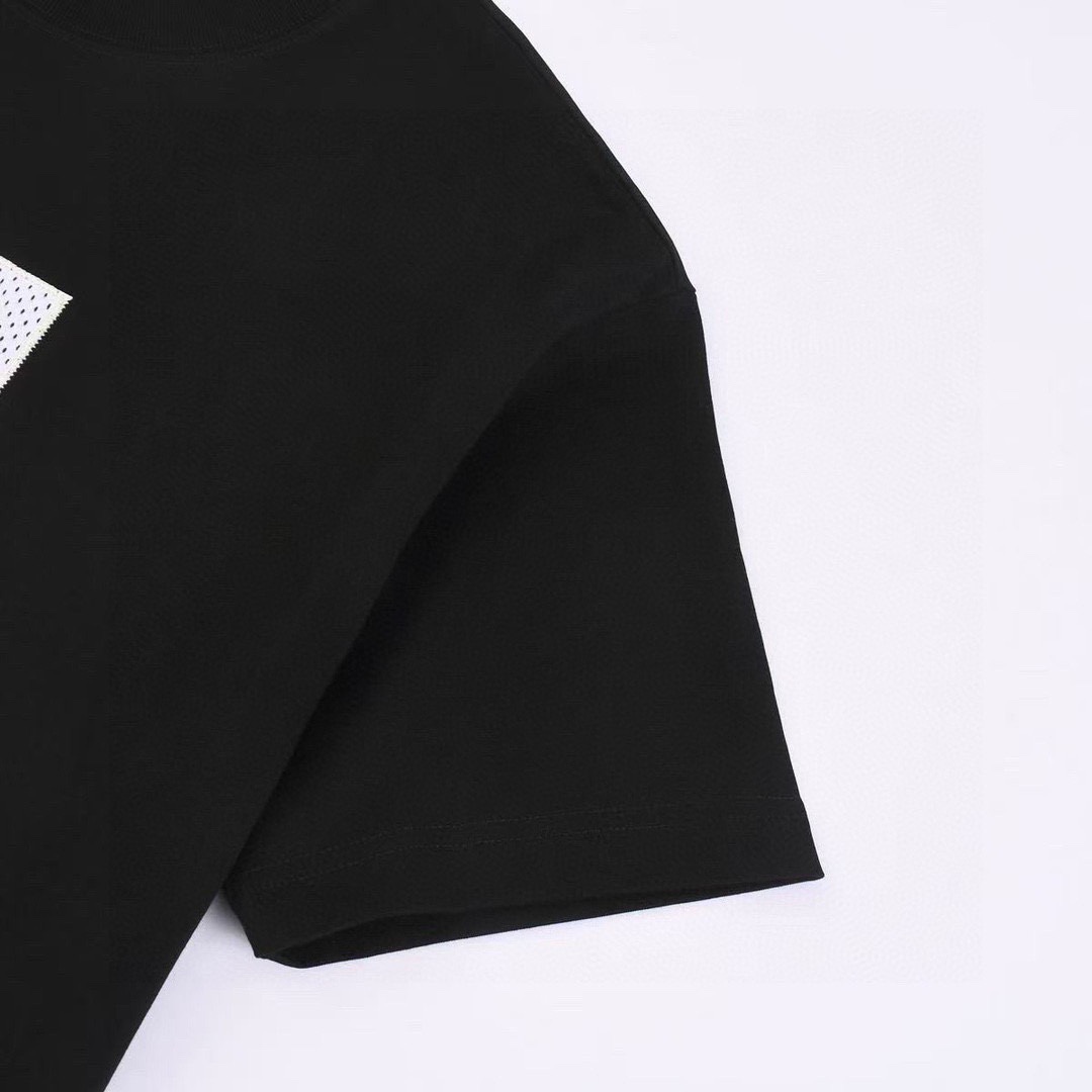 纪梵希/Givenchy 夏季新款 网布刺绣字母圆领短袖T恤