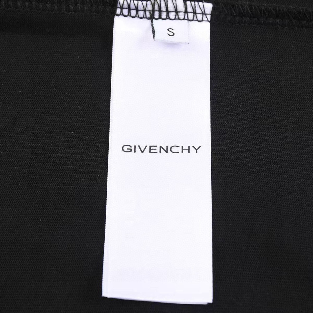 纪梵希/Givenchy 夏季新款 网布刺绣字母圆领短袖T恤