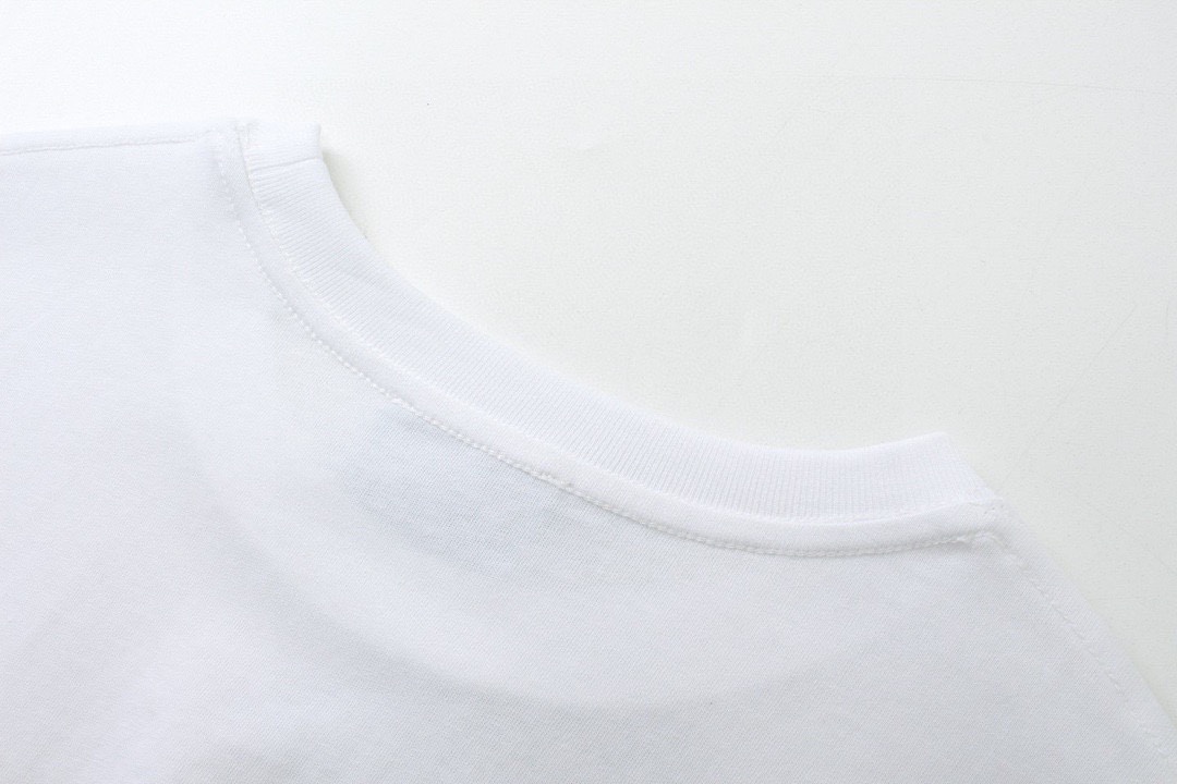 普拉达/Prada 夏季新款 经典红色胶条圆领短袖T恤