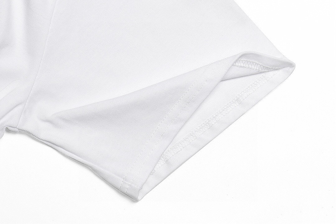 路易威登/Louis Vuitton 夏季新款 经典三花印花圆领短袖T恤 白色