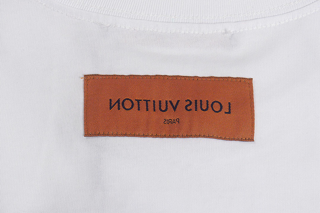 路易威登/Louis Vuitton 夏季新款 经典三花印花圆领短袖T恤 白色