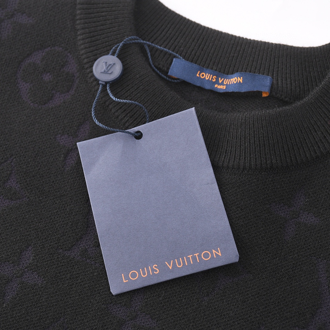 路易威登/Louis Vuitton 秋冬新款 提花针织圆领毛衣-High Quatity Cheap Brand wholesale wholesaler seller Clothes Bags handbags Sneakers Top Fashion Clothing Shoes from China Factory Chinese suppliers best Quality Beautiful Price 路易威登/Louis Vuitton 秋冬新款 提花针织圆领毛衣