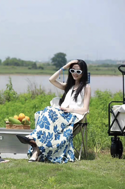 High-Quality Platinum-Printed Half Skirt: Comfortable, Dry, Self-Cooled Support for Women’s Clothing - 图片 2