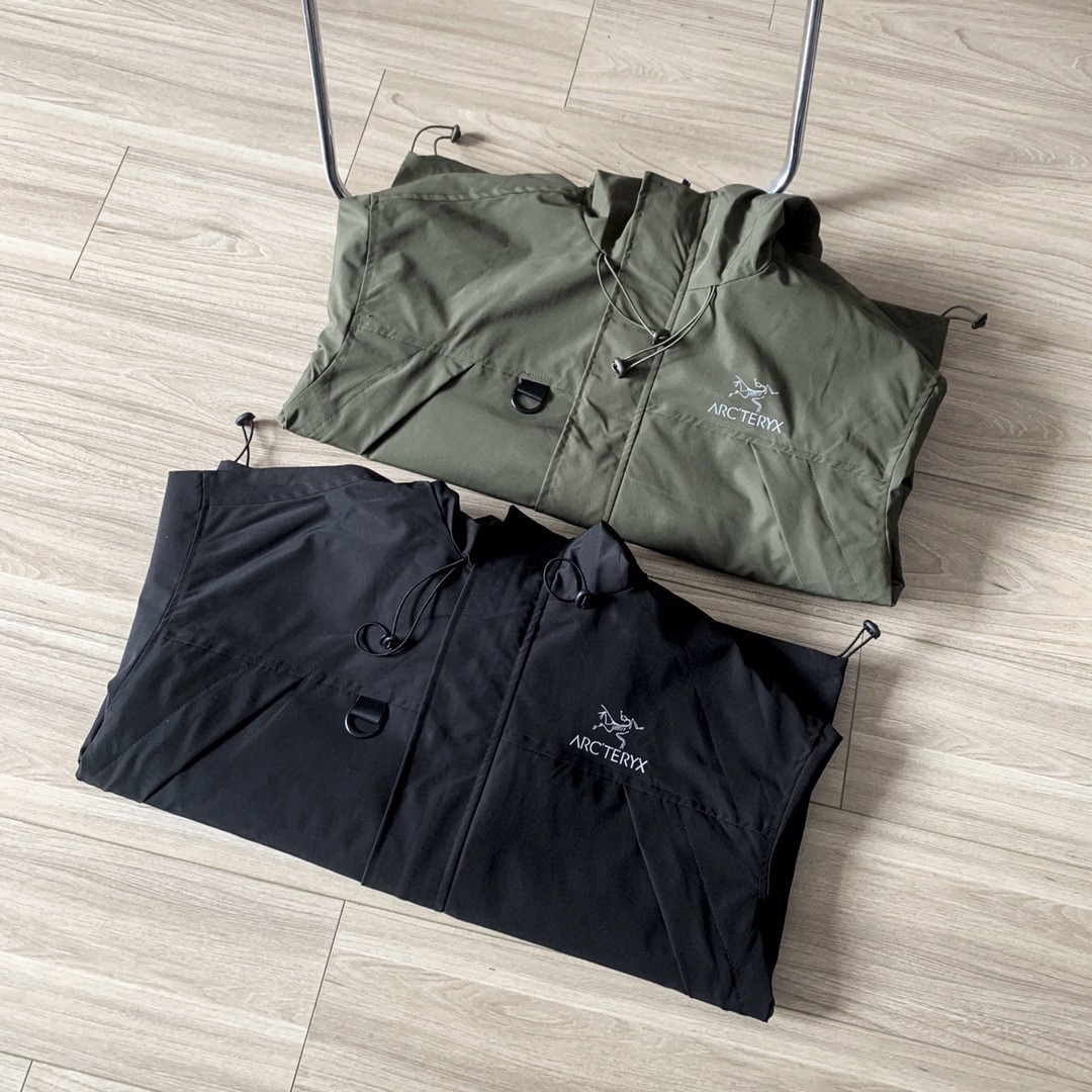 Arcteryx Kleidung Mäntel & Jacken Army Green Schwarz Grün Herbstsammlung Oberteil mit Kapuze