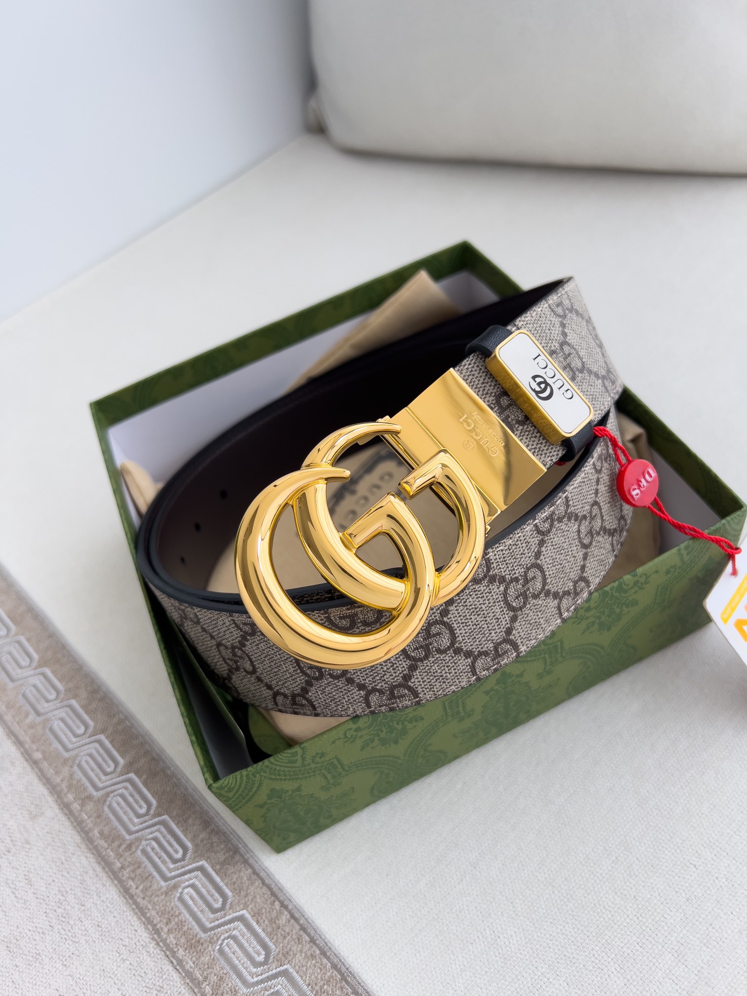 .Gu...cci· · ✈️· 🐂 24k 🌈 ➕ ✈️ NFC 3.8cm Gucci Cintura
