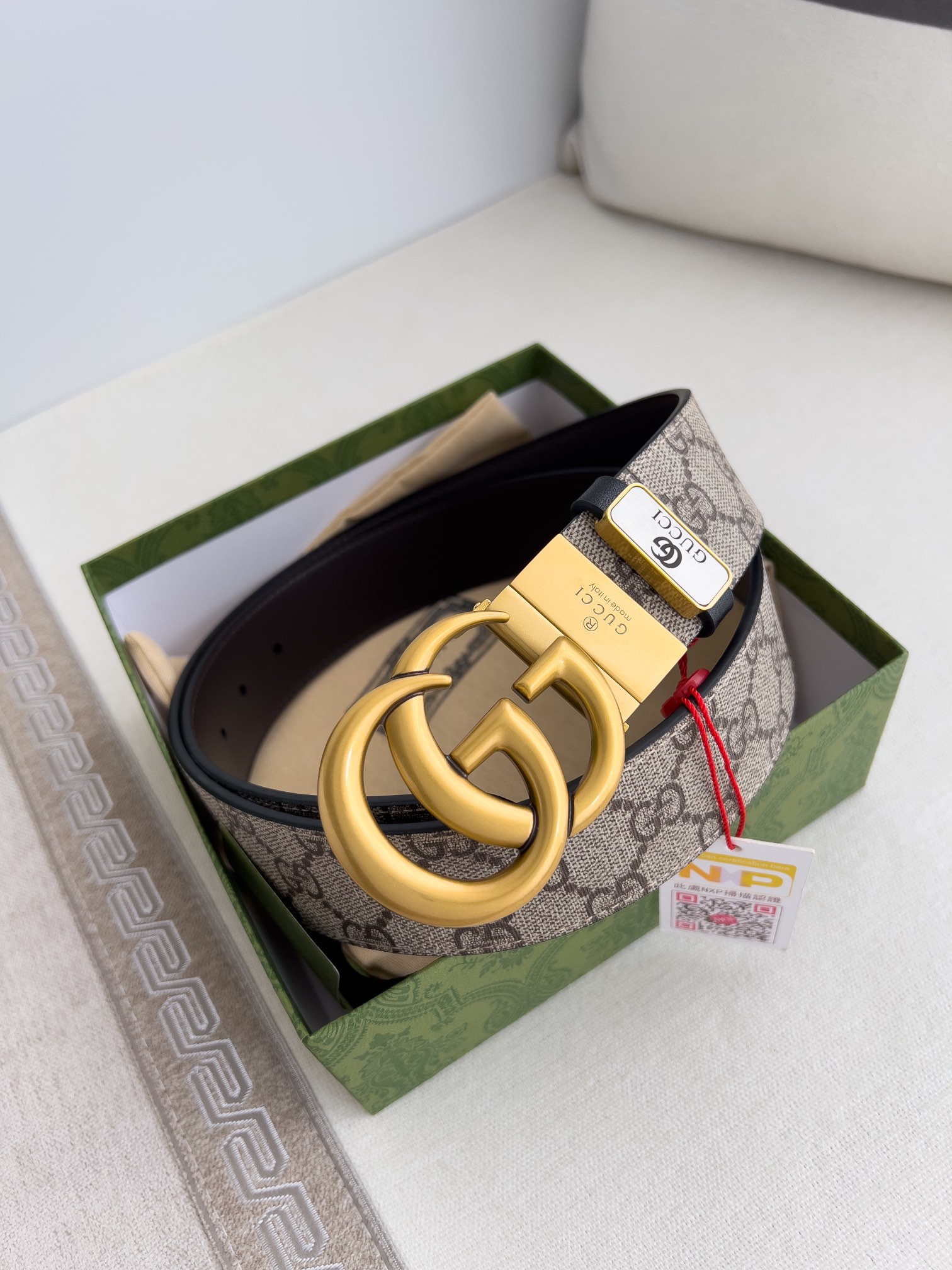 .Gu...cci· · ✈️· 🐂 24k 🌈 ➕ ✈️ NFC 3.8cm Gucci Cintura