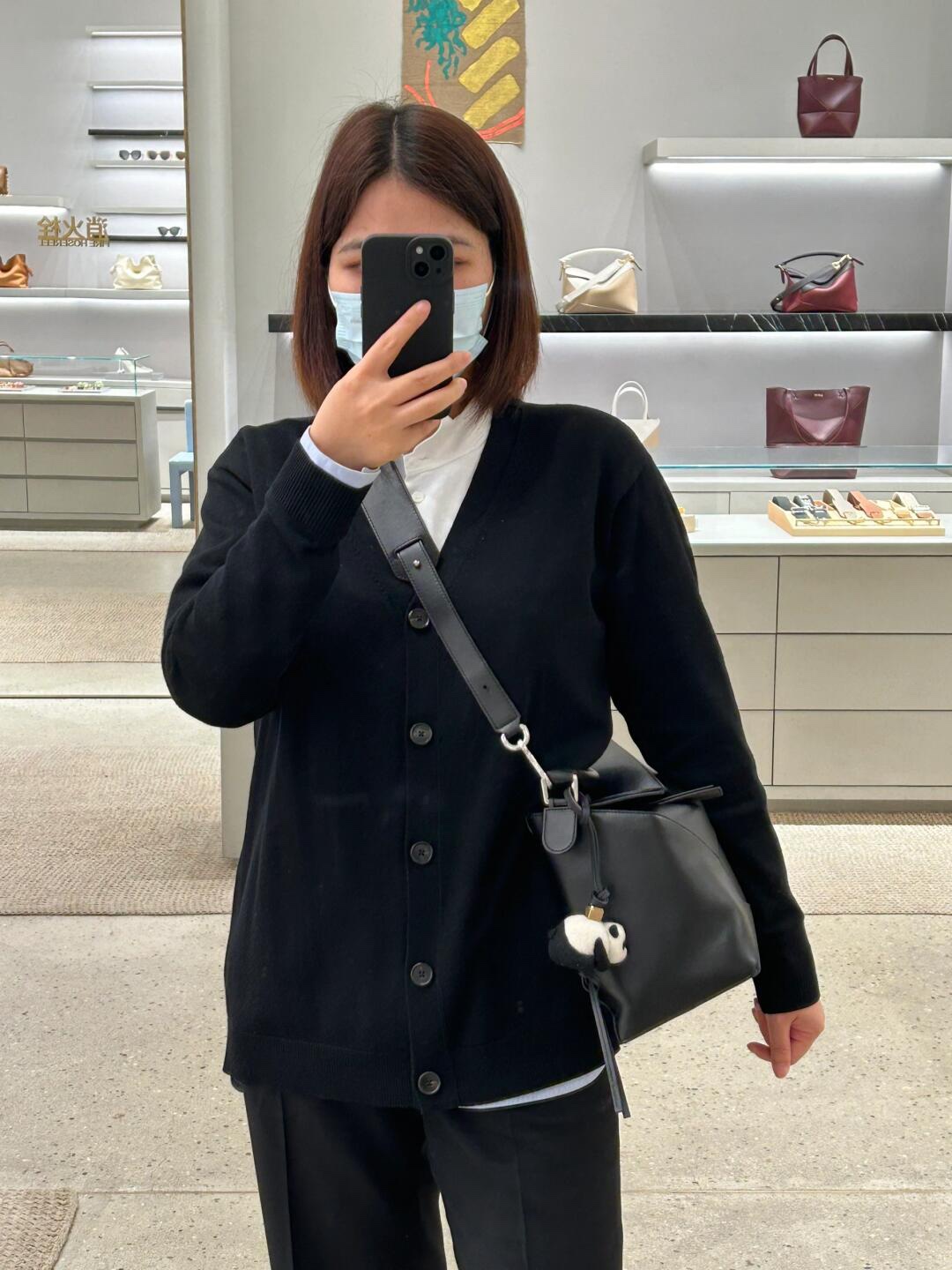 Loewe Puzzle New Large Black Bag, 33cm, Black and Silver 9 i1732022144 2090 0