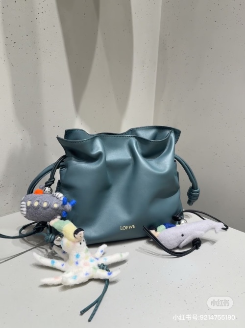 Loewe Flamenco Bag: Exquisite Vetiver Green, Luxurious Gift Idea