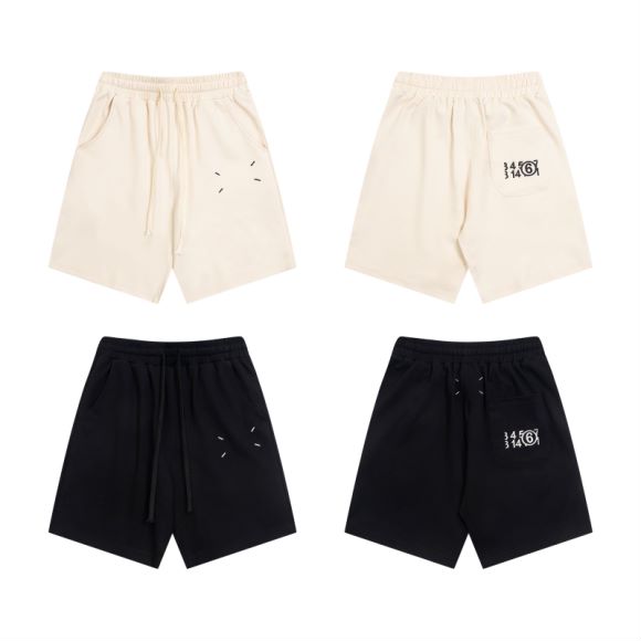 New Shorts Madison margiela embroidered shorts LH M638 Almond Black S-XL