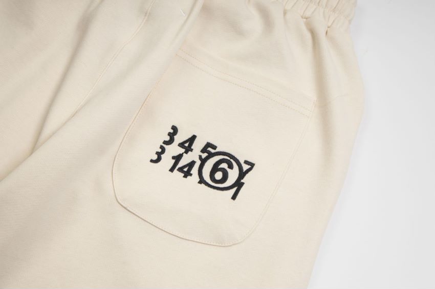 New Shorts Madison margiela embroidered shorts LH M638 Almond Black S-XL - 图片 7