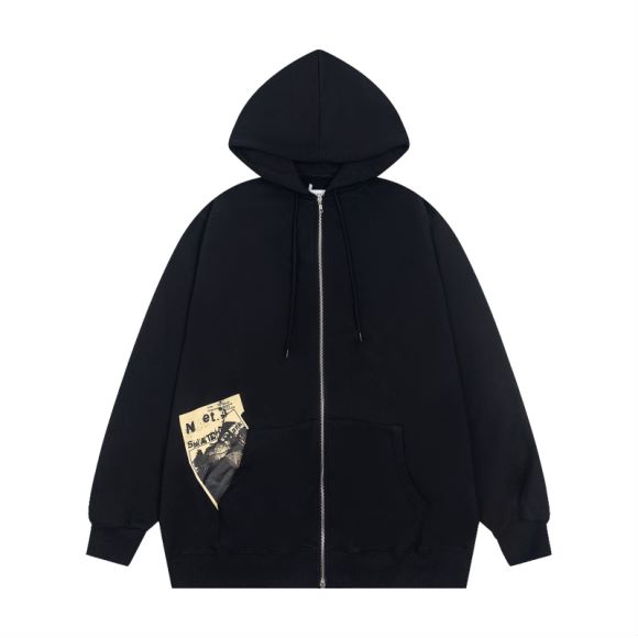 New Magellas, LH M6110, black, almond, Margiele, new zipper hood, S-XL - 图片 2