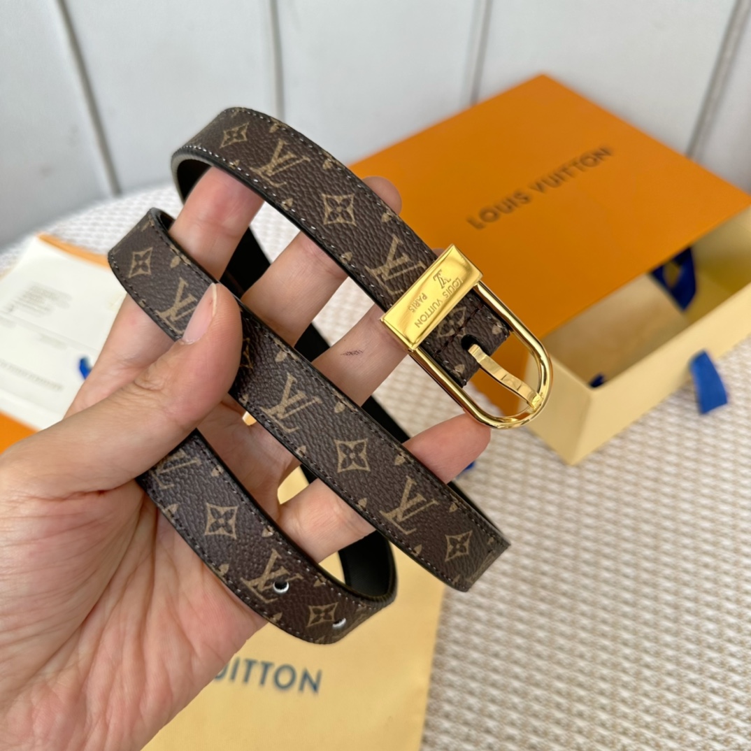 Louis Vuitton Belts Gold Women