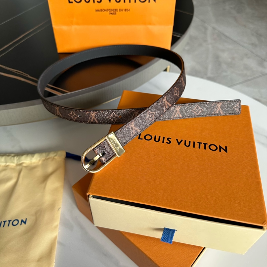 Louis Vuitton Belts Gold Women