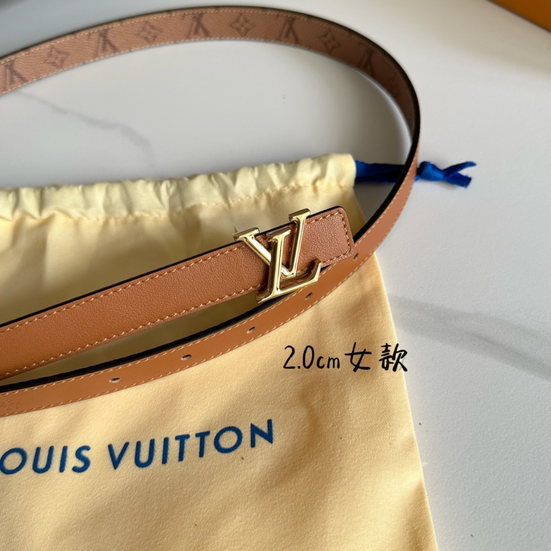 Replica US
 Louis Vuitton Belts Women Calfskin Cowhide