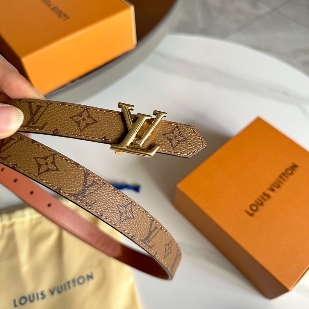 Louis Vuitton Belts Women Calfskin Cowhide