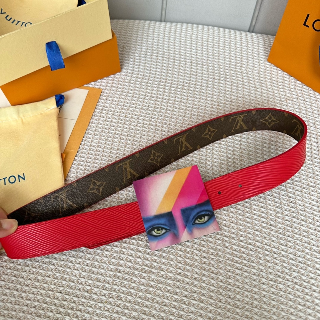 High Quality Replica Designer
 Louis Vuitton Belts Calfskin Cowhide