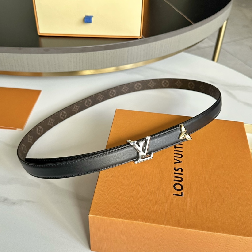 mirror copy luxury
 Louis Vuitton Belts Gold Women Calfskin Canvas Cowhide